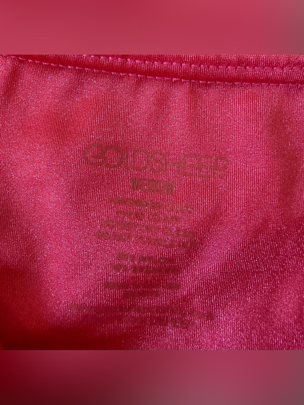 NWT Free People Movement Goldsheep High Shine Leggings in Pink, Size Medium - Picture 8 of 11